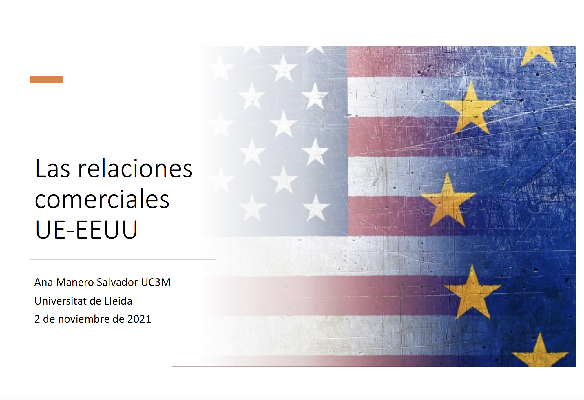 Las relaciones comerciales UE-EEUU