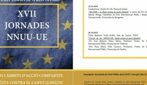 XVII Jornades NNUU-UE