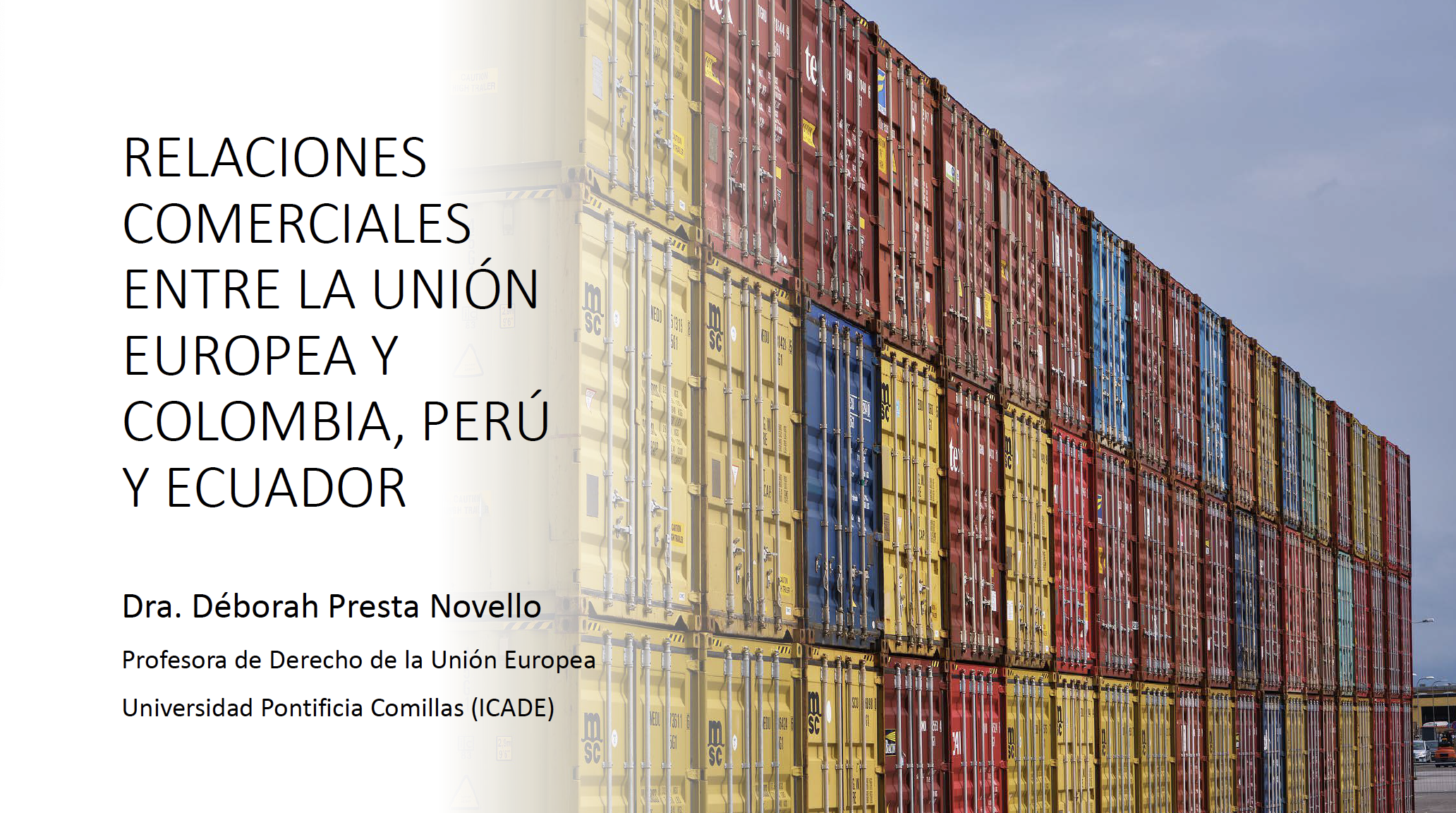 Relaciones comerciales entre la Unión Europea y Colombia, Perú y Ecuador
