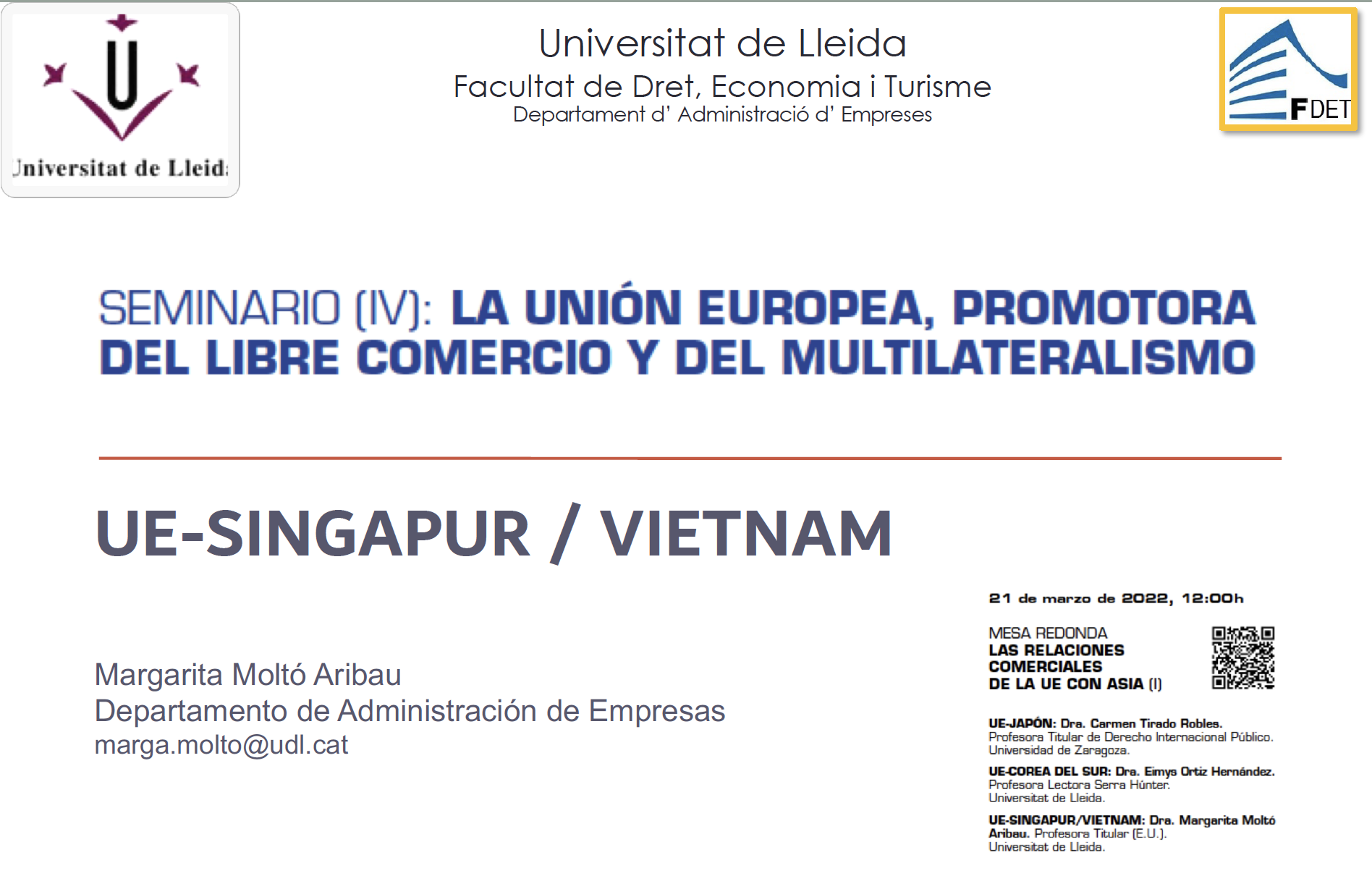 UE-Singapur / Vietnam
